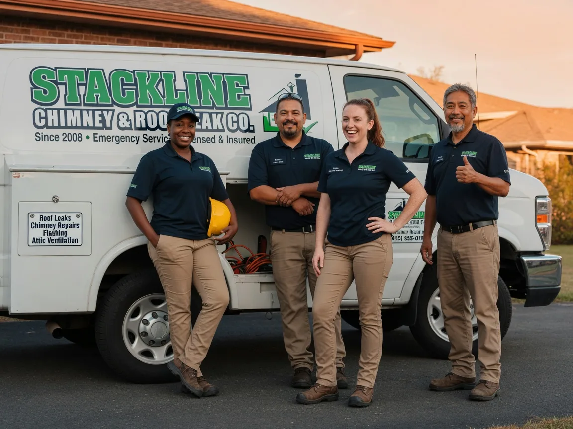 Chimney flashing repair company in Wyoming, NY